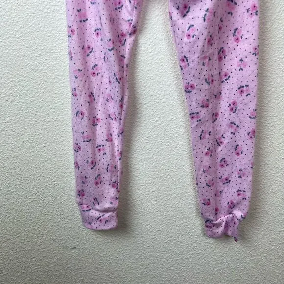 Laura Ashley Toddler Pink/Gray Ditsy Floral Sleep Set size 4 t - Picture 6 of 6